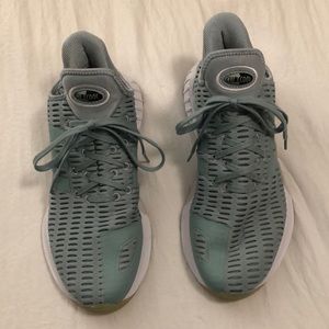 Turquoise Adidas shoes